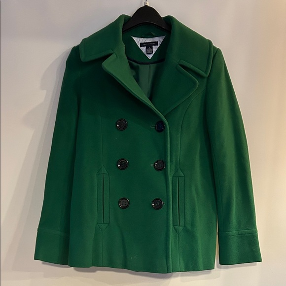 Tommy Hilfiger Jackets & Blazers - Tommy Hilfiger Classic Green Pea Coat - Women’s Size 4